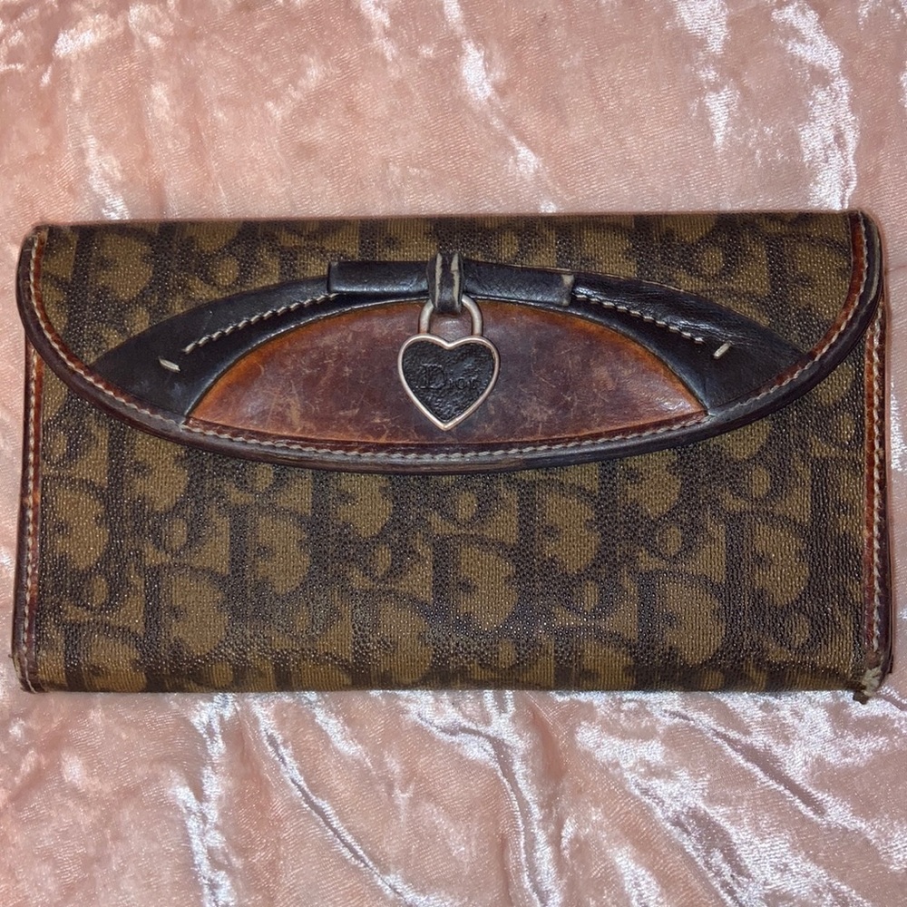 Dior trotter/oblique long zipper wallet, on trend